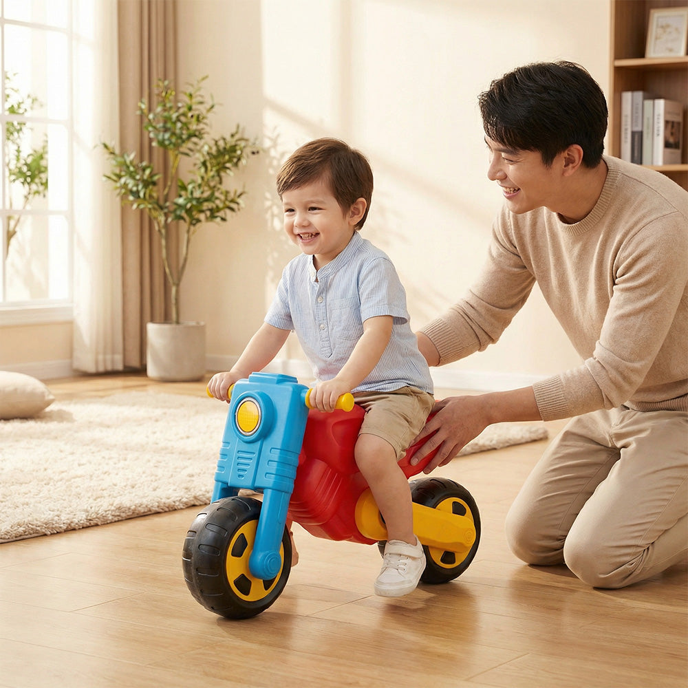 Moto Go Push & Go Motorcycle Toy – Kids Motorbike Vehicle Toy (Ages 3–7)