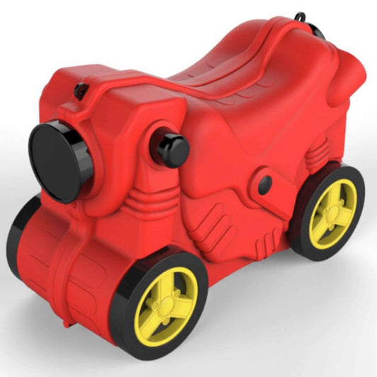 Kids Ride-On Suitcase Travel Toy with Pull Strap