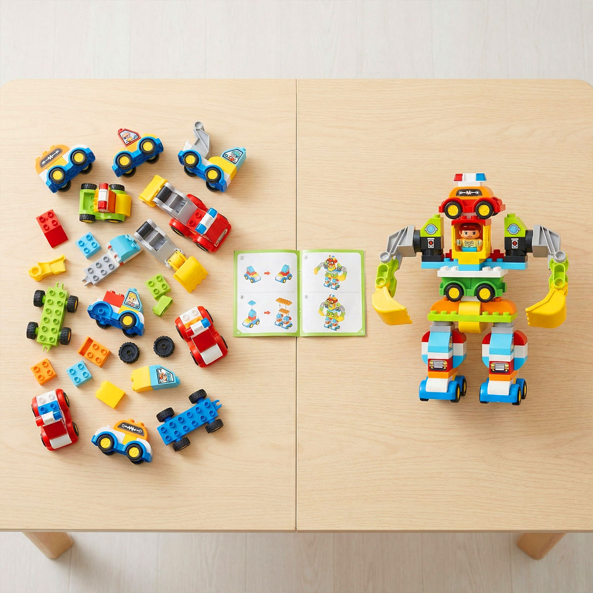 STEM educational robot building toy for children