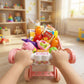 Toddler shopping cart toy for role play and educational play