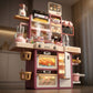 Interactive toy kitchen with accessories
