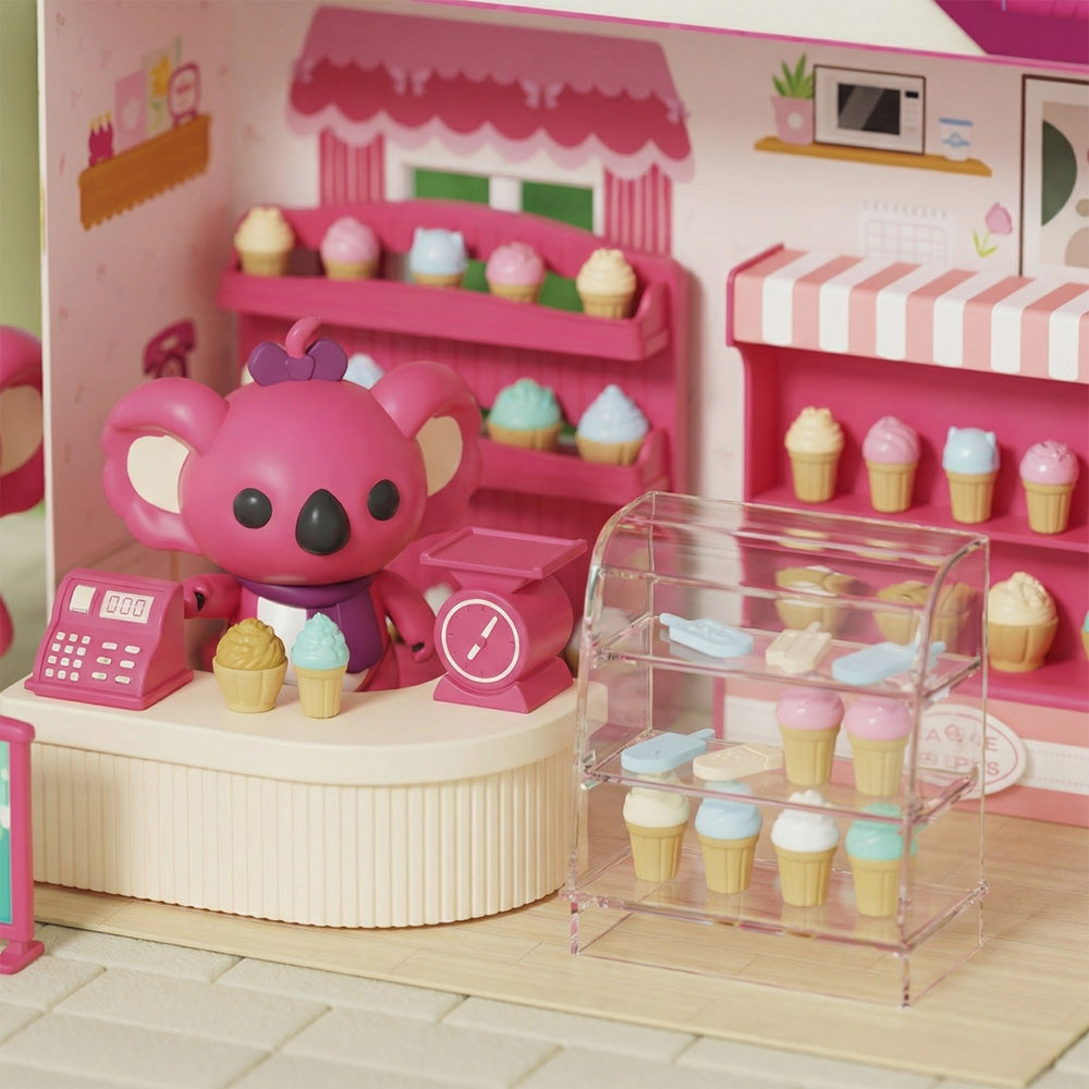 Kids indoor play ice cream shop set