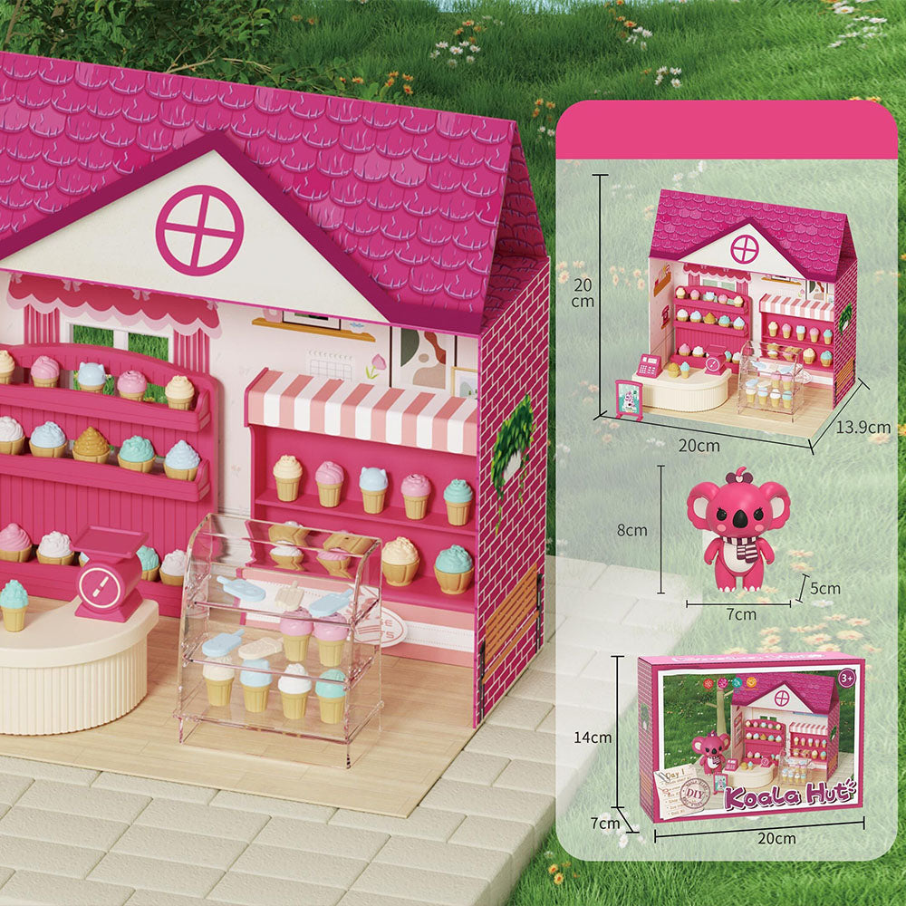 Pretend play ice cream shop toy for kids