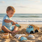 Beach Sand Toys Set: Dump Truck + Shovel + Molds (Kids)