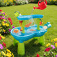 Kids Sand Water Play Table with Waterfall & Accessories (3+)