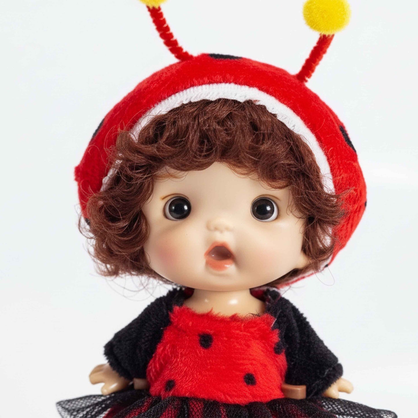 4-Inch Cartoon Doll – Ladybug Costume Collectible Toy