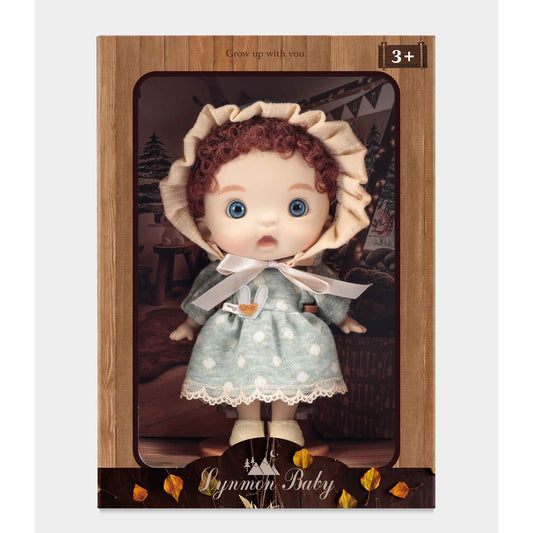 Lynmon Baby (blue dress, bonnet hat)