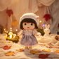 7-Inch Cartoon Doll – Winter Outfit Collectible Toy