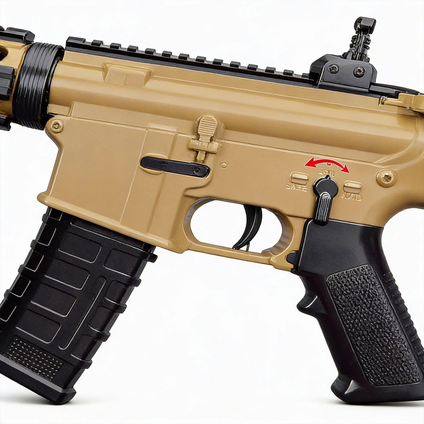 M4A1 Electric Water Gel Blaster Toy Gun 87cm – Rechargeable High-Speed Gel Ball Shooter (14+ Ages) - Qatar