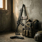 Black MCX gel blaster style toy with foldable stock