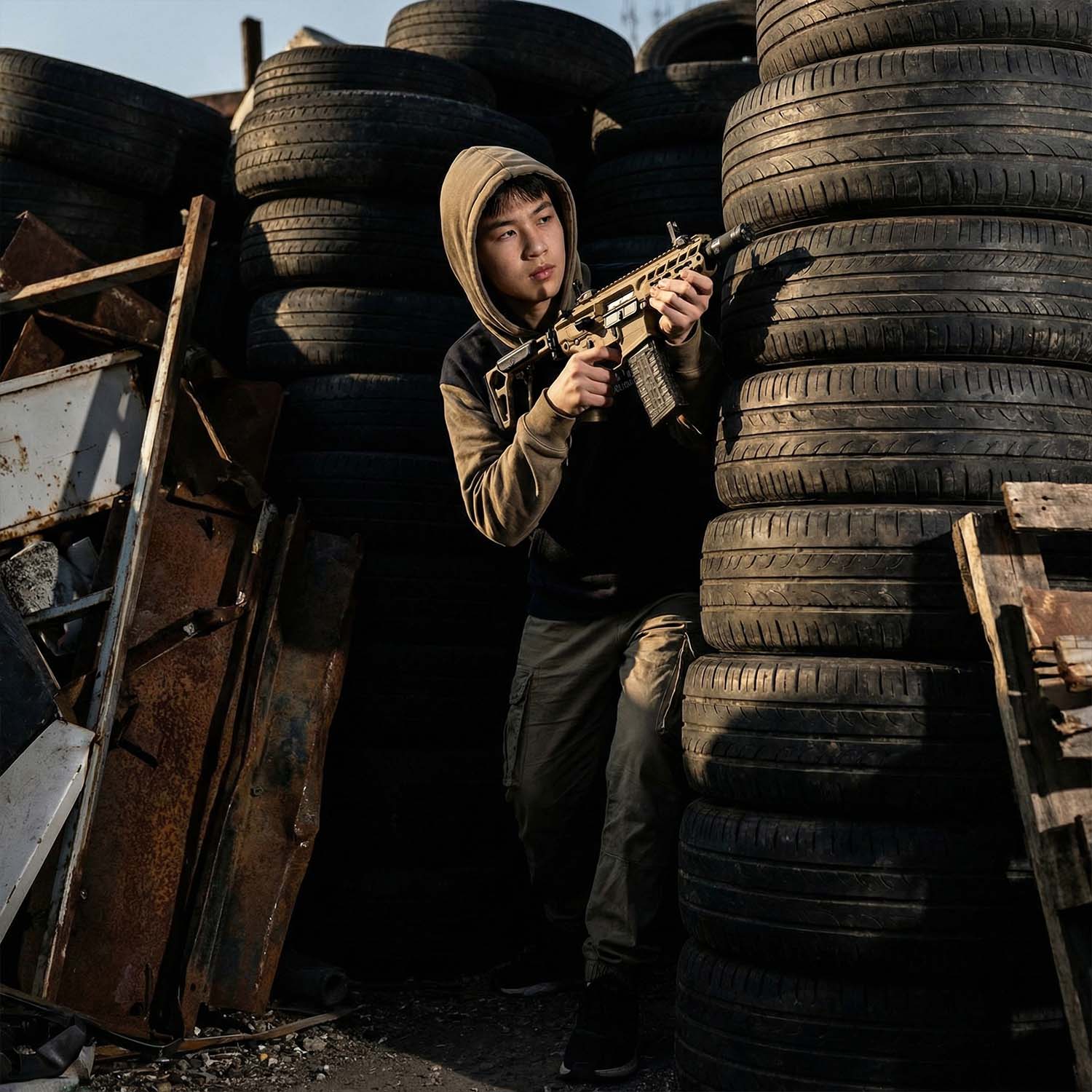 High-speed electric water bullet toy for ages 14+