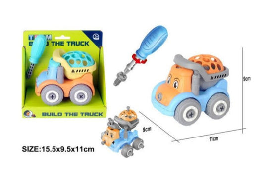 Mini disassembly and assembly cartoon car DIY set in Qatar, featuring colorful parts, a screwdriver tool, and an engaging design to help kids develop motor skills and creativity.
مجموعة سيارة كرتونية صغيرة للتفكيك والتركيب DIY في قطر، تحتوي على أجزاء ملونة وأداة مفك براغي وتصميم ممتع يساعد الأطفال على تنمية المهارات الحركية والإبداع.