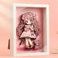 DIY 3D Stereoscopic Illustration with Wooden Frame – Cute Girl Design