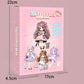 DIY 3D Sticker Frame Art (55PCS) – Cute Bunny Girl Room Decor, Wooden Frame (3+)