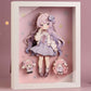 DIY 3D Sticker Frame Art – Lavender Girl (Wooden Frame) 22×17cm, 3+