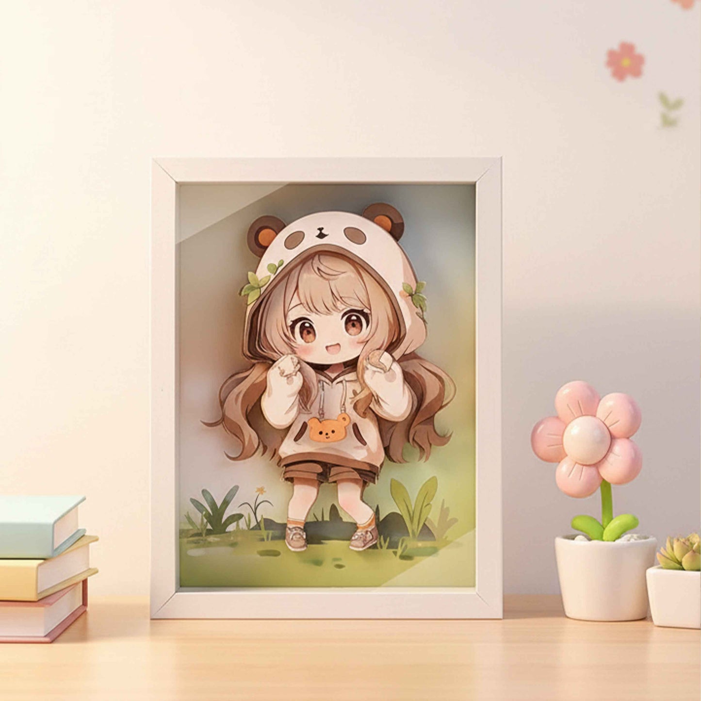 DIY 3D Stickers Stereoscopic Painting – Framed Art Kit for Kids