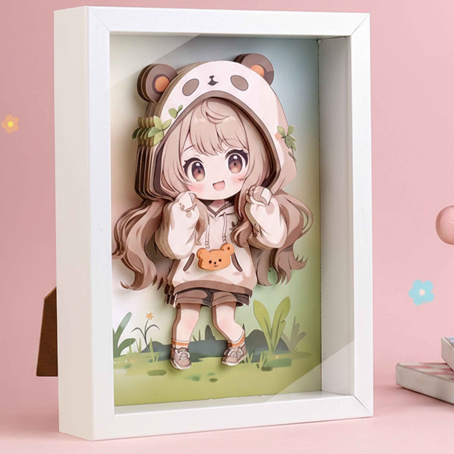 DIY 3D Stickers Stereoscopic Painting – Framed Art Kit for Kids