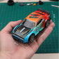 1:22 RC Drift Car 4WD 2.4GHz with LED Lights – USB Rechargeable (Blue/Red or Orange/Teal)