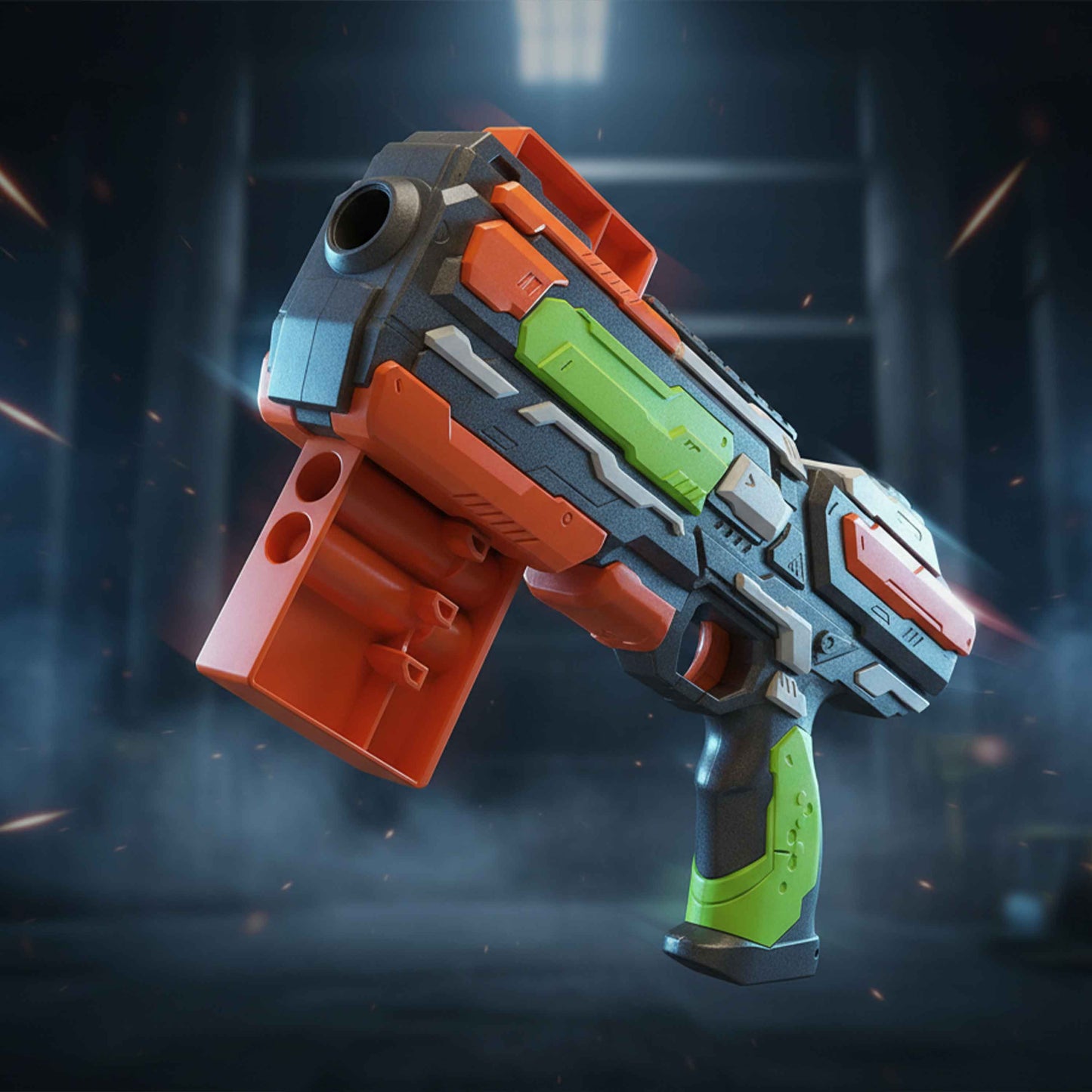 Phantom Edge Foam Dart Blaster (6 Darts) – 18m Range