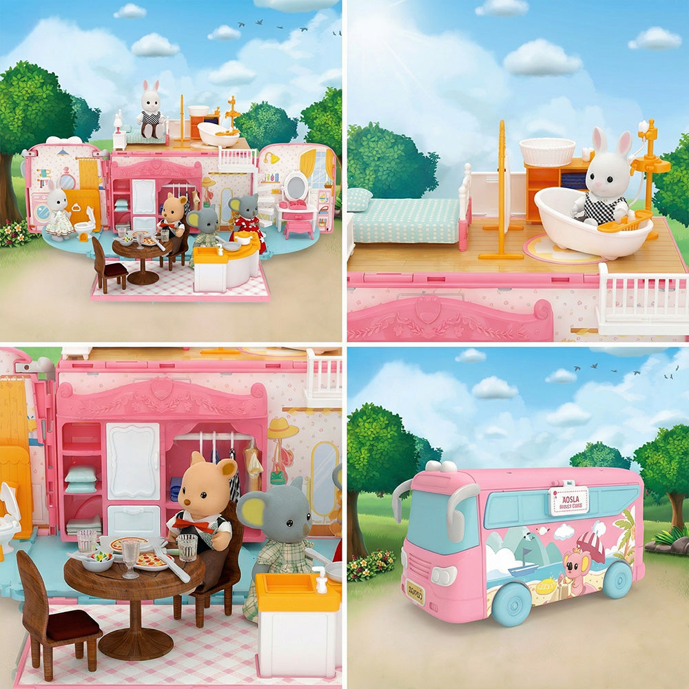 Educational role play dollhouse toy