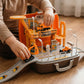 Construction vehicles suitcase playset