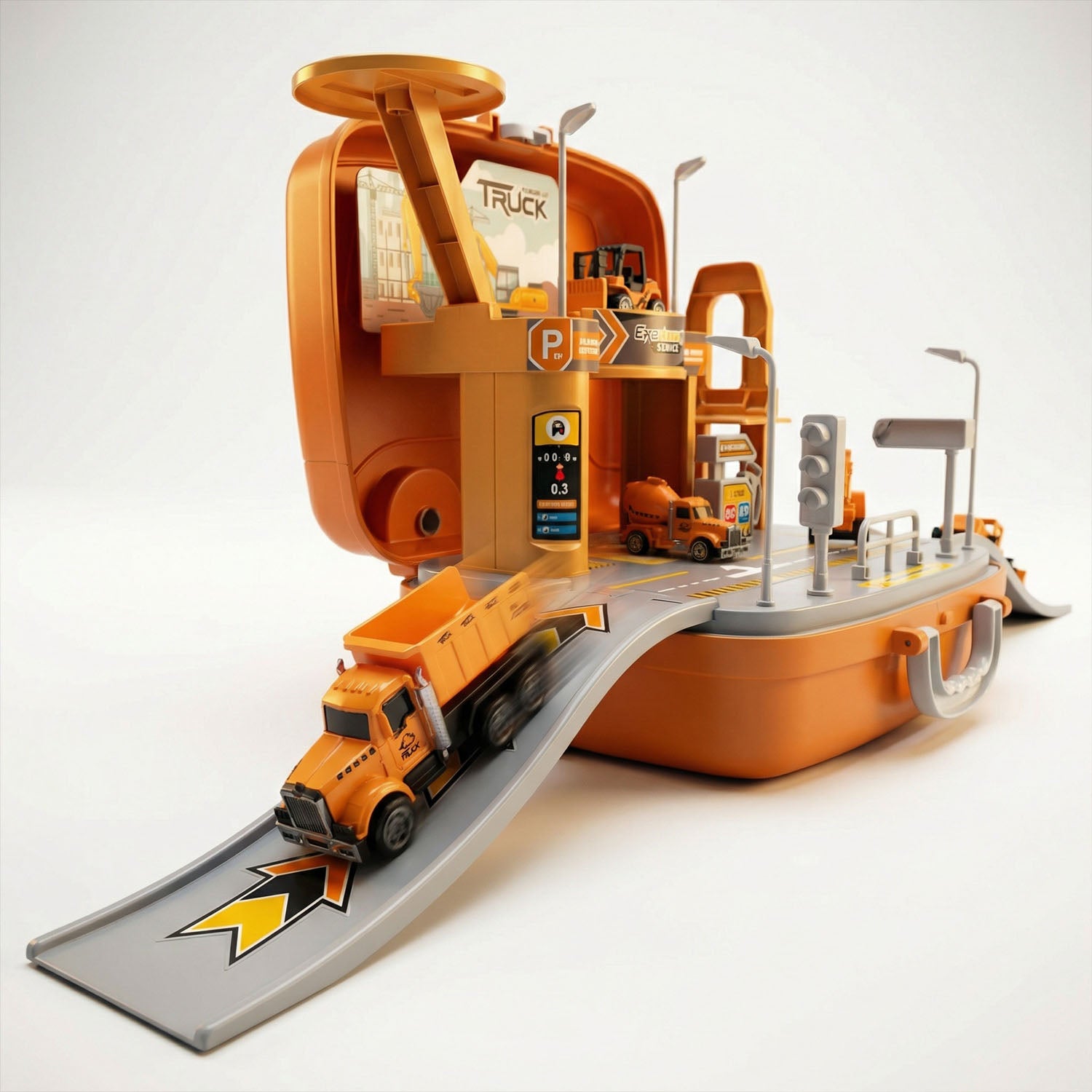 Kids engineering truck role play toy