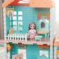 Princess House Dollhouse Set 125pcs – DIY Dream Home Playset for Kids (3+)