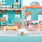 Princess House Dollhouse Set 125pcs – DIY Dream Home Playset for Kids (3+)