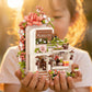 Ramblers Flower House Building Blocks Set with 1285 Pieces – Decorative Floral Home Miniature Brick Model for Creative Building and Display | Qatar