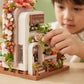 Ramblers Flower House Building Blocks Set with 1285 Pieces – Decorative Floral Home Miniature Brick Model for Creative Building and Display | Qatar