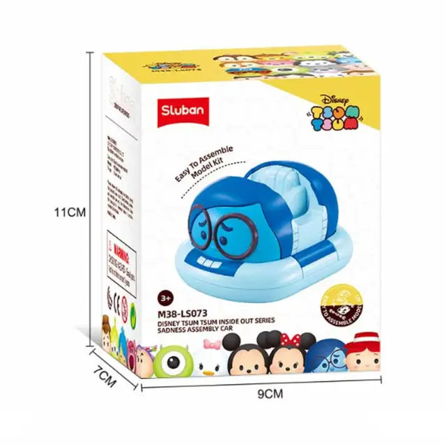 Sluban Disney Tsum Tsum Sadness Assembly Car Toy M38-LS073