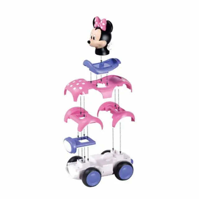 Sluban Disney Minnie Mouse Assembly Car – Friction Toy Vehicle (M38-LS009)