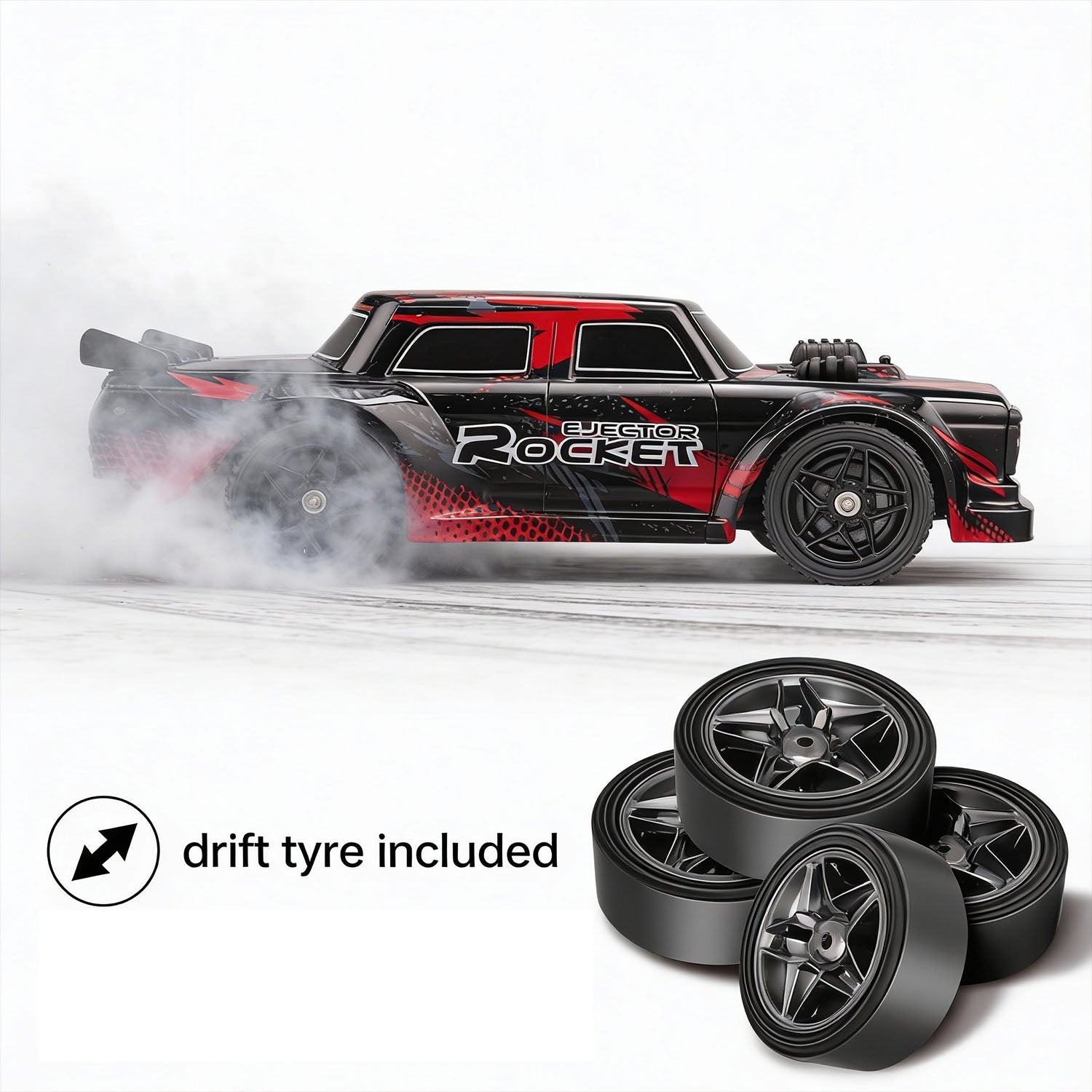 High speed remote control drift car with LED lights