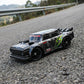 4WD RC car with metal drivetrain and LED headlights
