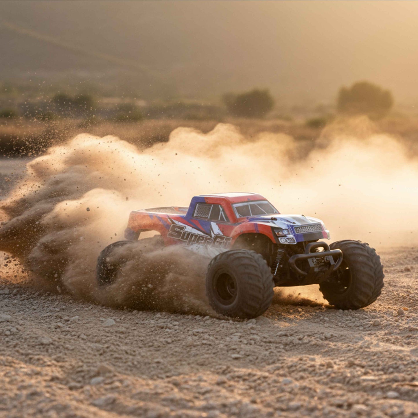 READY 1:16 RC Monster Truck 2.4GHz (30+ km/h) Rechargeable USB – For Kids 6+