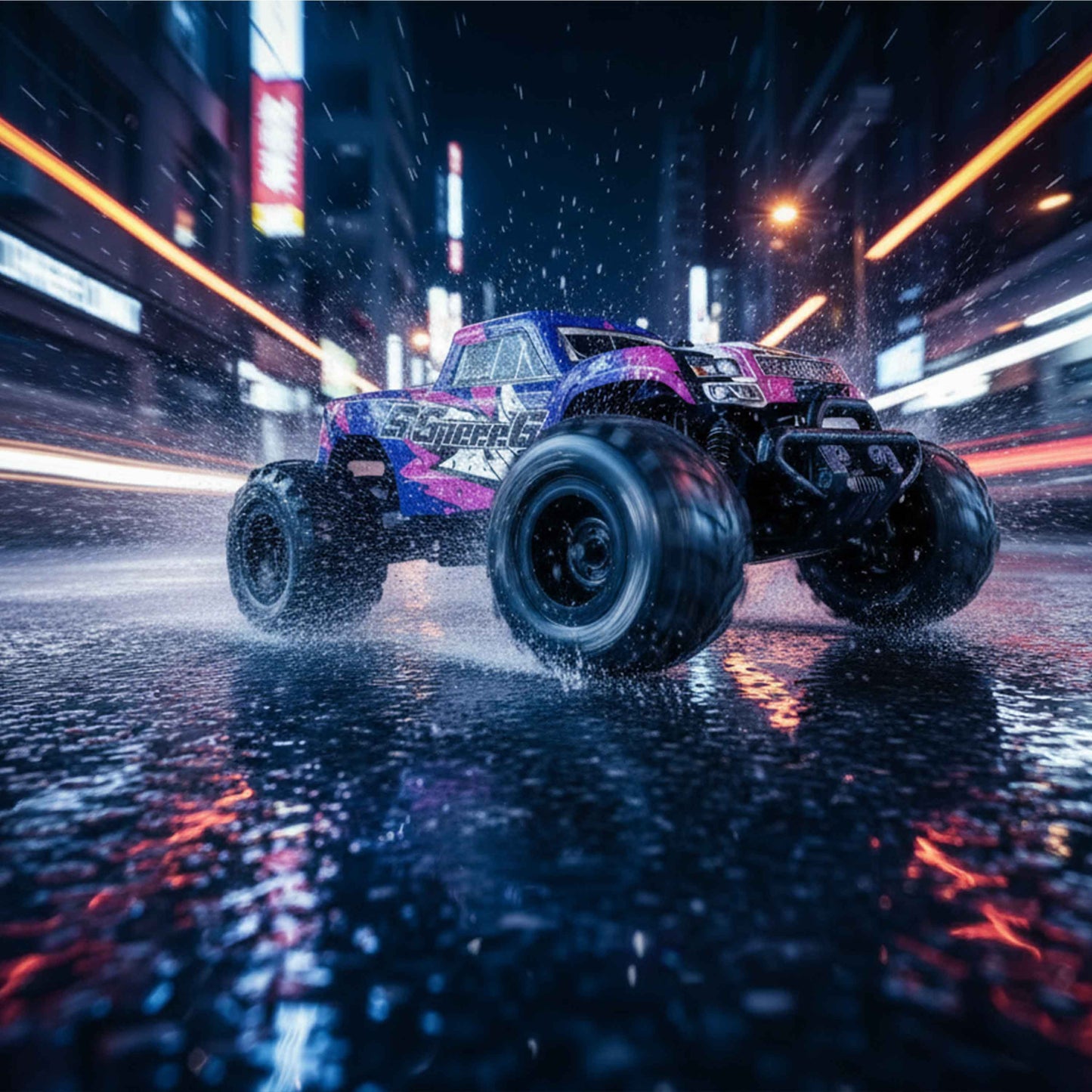 READY 1:16 RC Monster Truck 2.4GHz (30+ km/h) Rechargeable USB – For Kids 6+