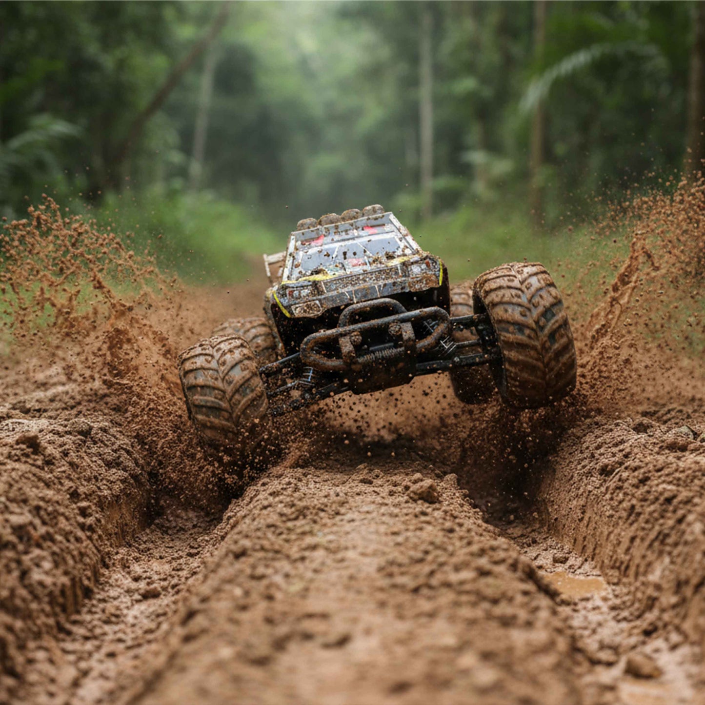 READY 1:16 RC Monster Truck (Red/Black) 2.4GHz 30+ km/h USB Rechargeable – Kids 6+