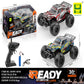 READY 1:16 RC Monster Truck (Red/Black) 2.4GHz 30+ km/h USB Rechargeable – Kids 6+