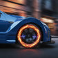 Blue Skyline GTR 1:16 4WD RC Drift Stunt Car with Spray Effect & LED Lights