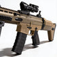 Rechargeable SCAR water gel blaster toy with tripod and folding stock