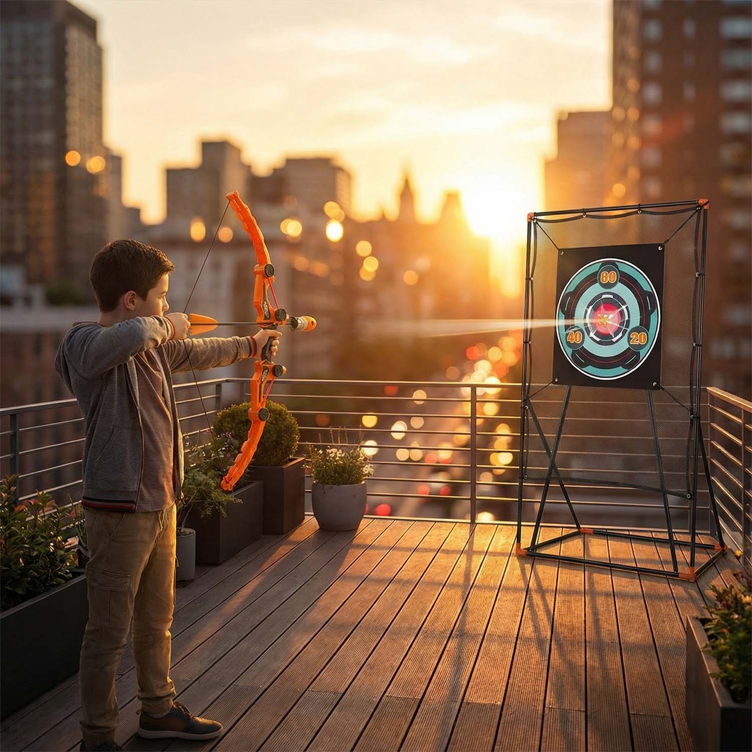 Shooting Storm bow toy archery set for kids in Qatar