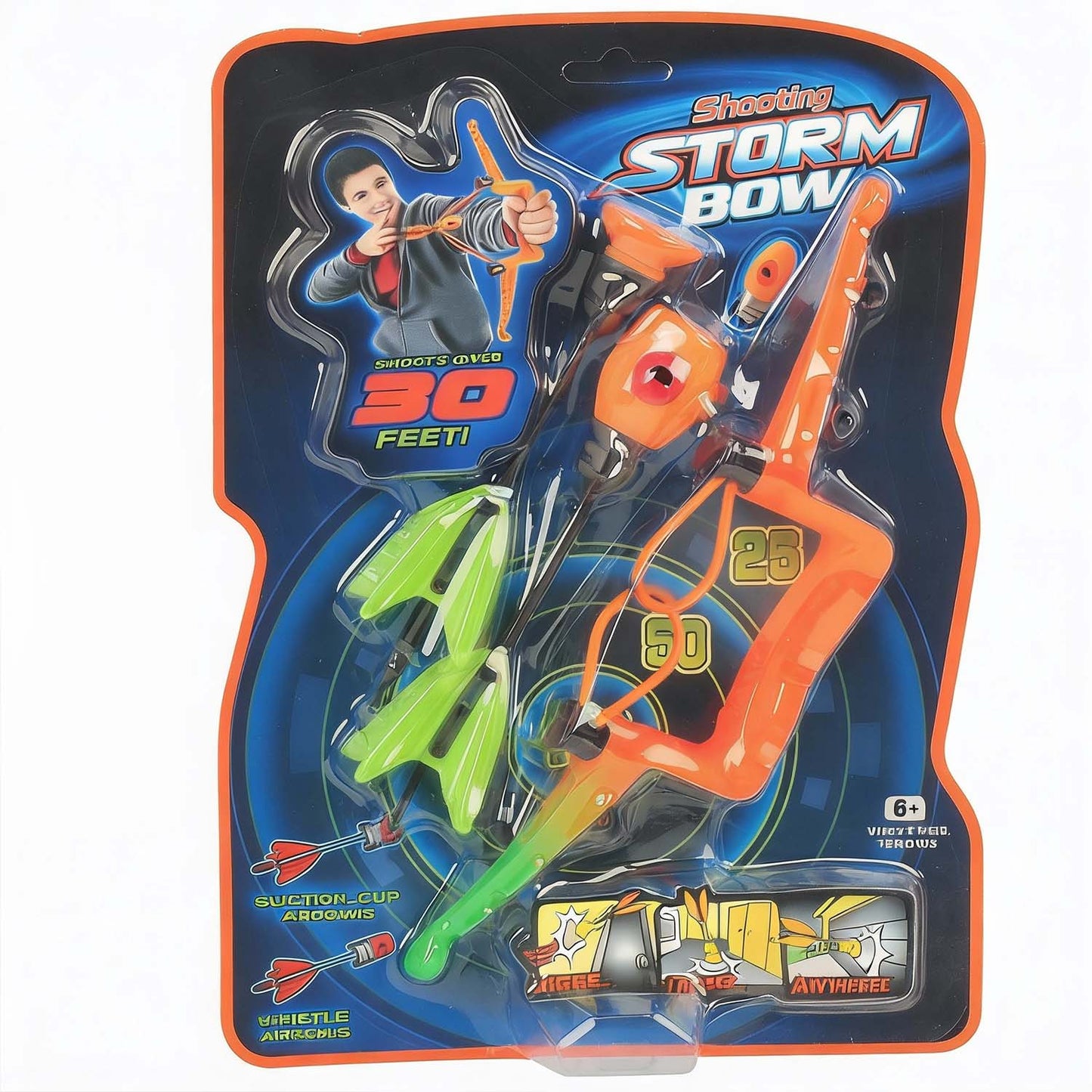 Shooting Storm bow toy green and orange color options