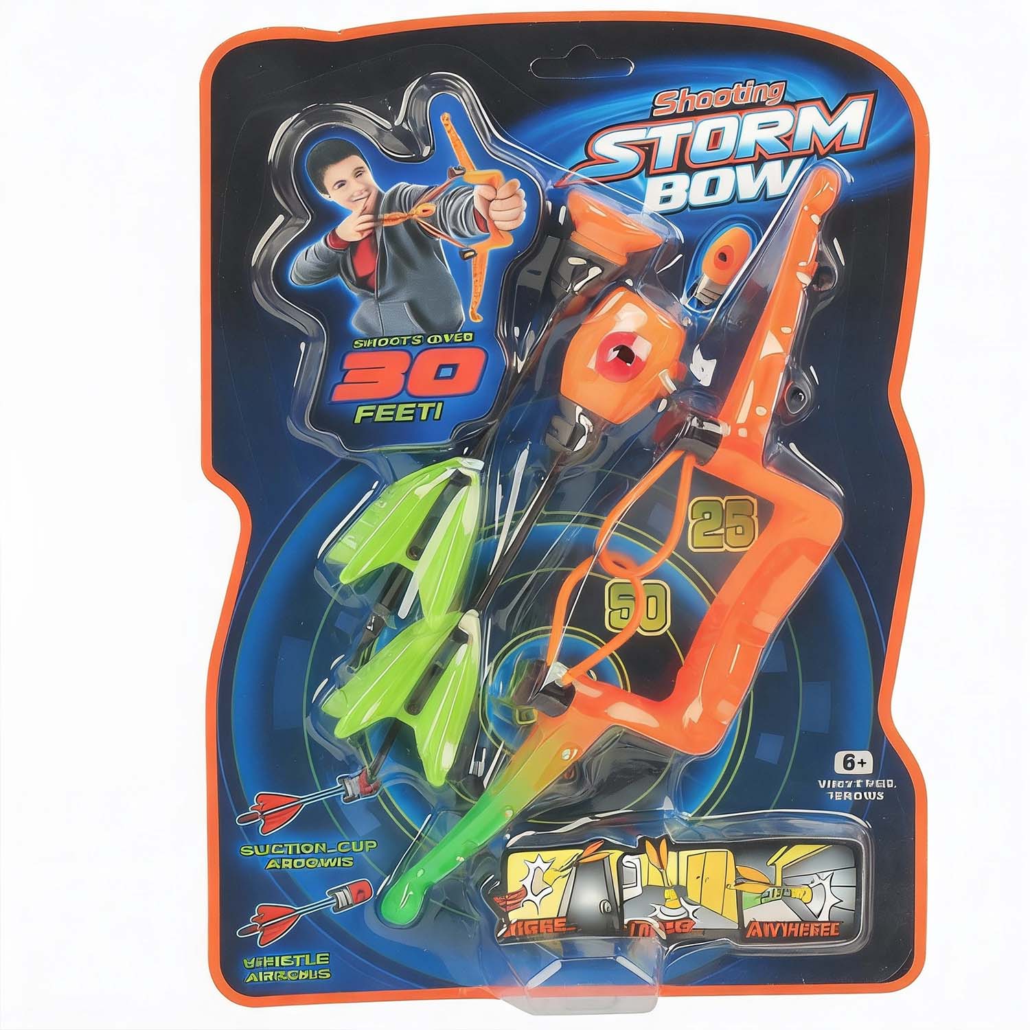 Shooting Storm bow toy green and orange color options