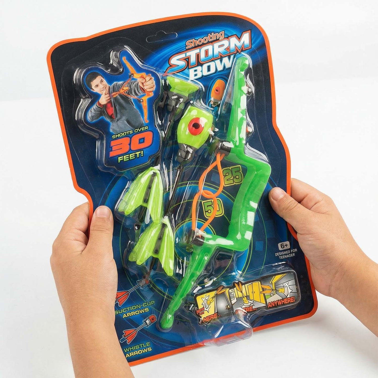 Shooting Storm Bow Toy with Suction Cup Arrows – Kids Bow & Arrow Set | Qatar