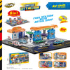 City Action 6-in-1 Fuel Station with Retail Shop Playset