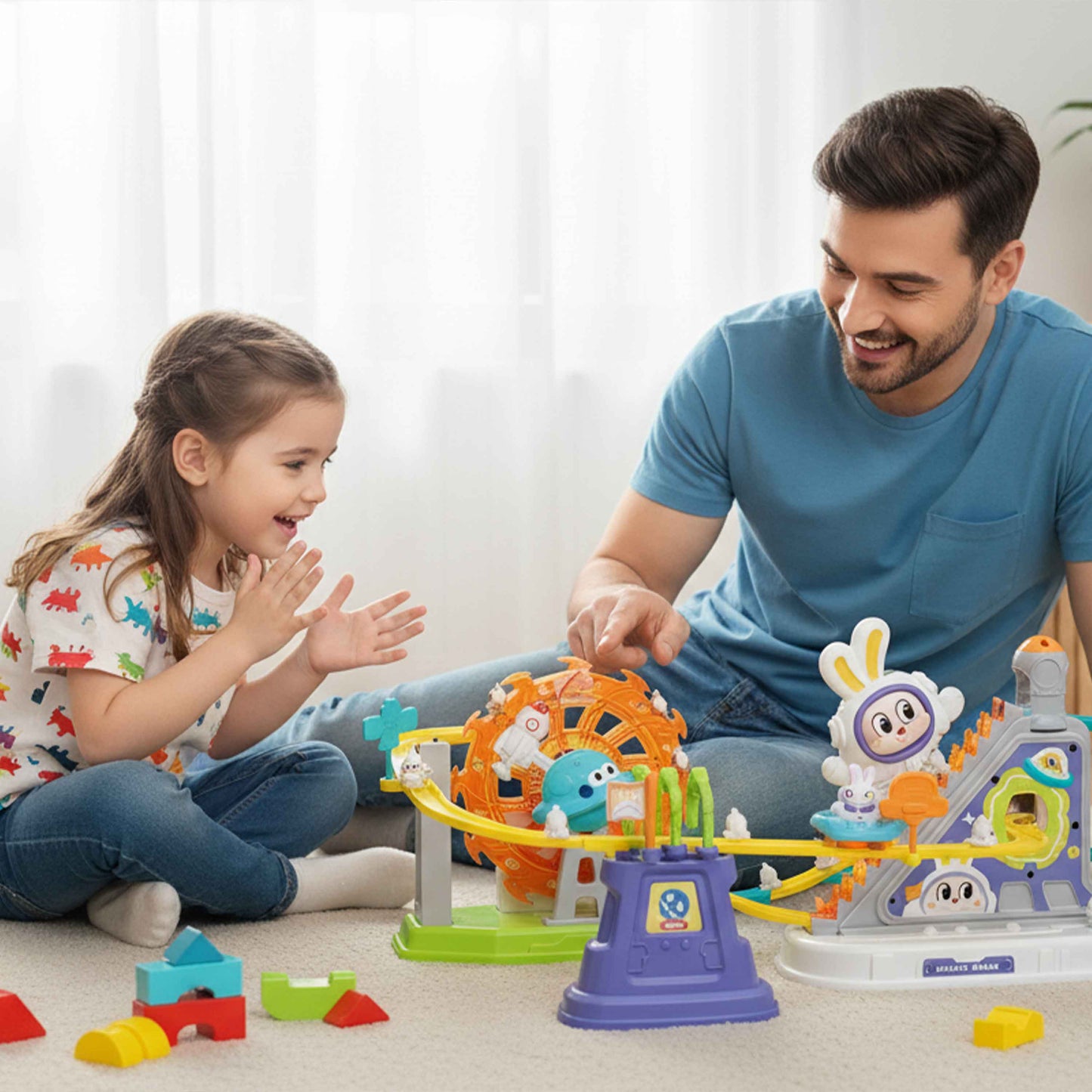 Space Orbit Track Game – Fun Climbing and Rolling Track Set