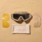 Tactical goggles with face cover and pouch