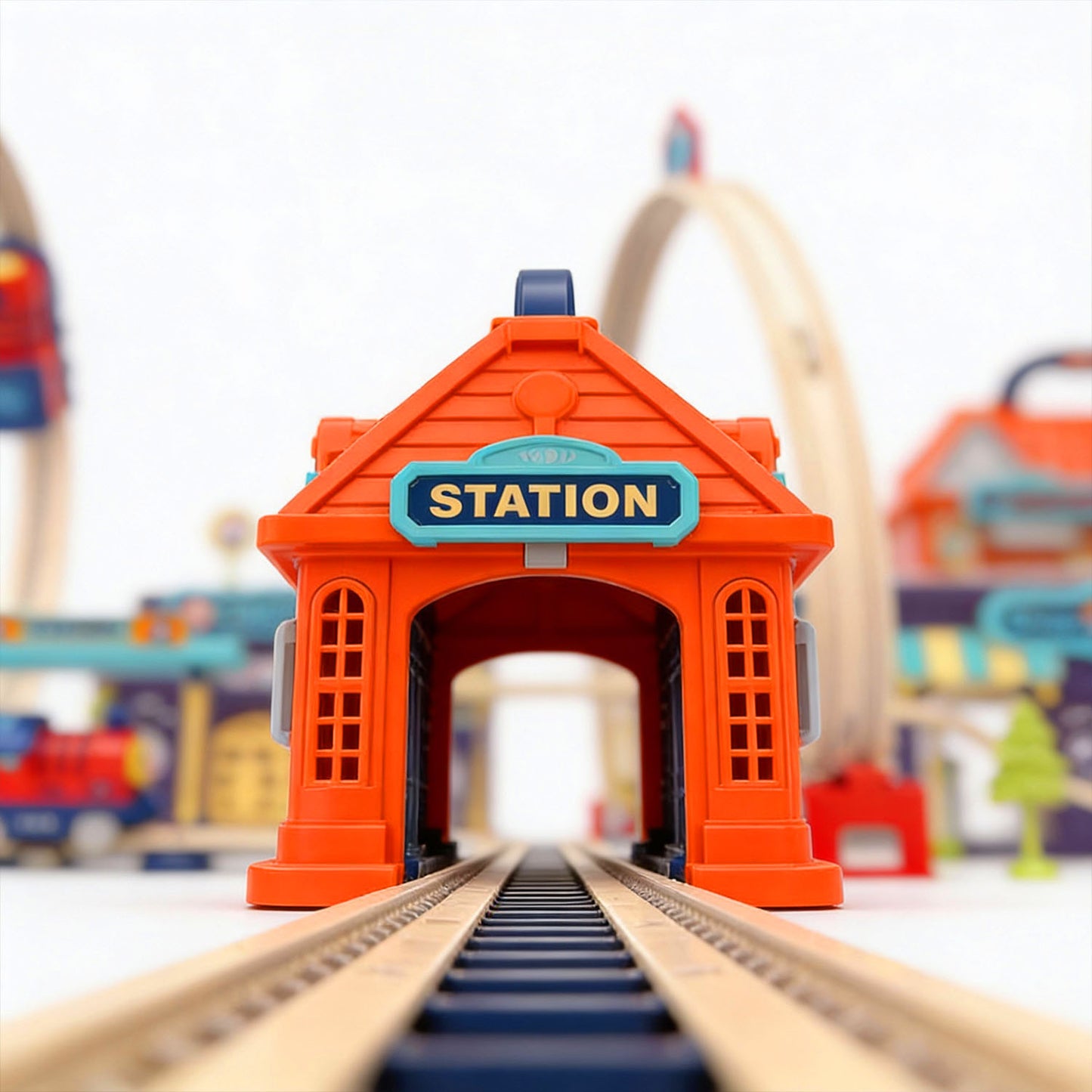 Educational STEM train toy for children age 3+