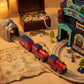 Track City Portable Train Track Playset 142PCS – City Railway Carry Case Toy (Ages 3+) | Qatar