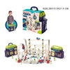Track City portable train track playset 175 pieces large city railway toy
